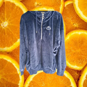 Gameday Cashmere Super Soft Sherpa Penn State 3/4 Zip Hoodie Size XXL‎